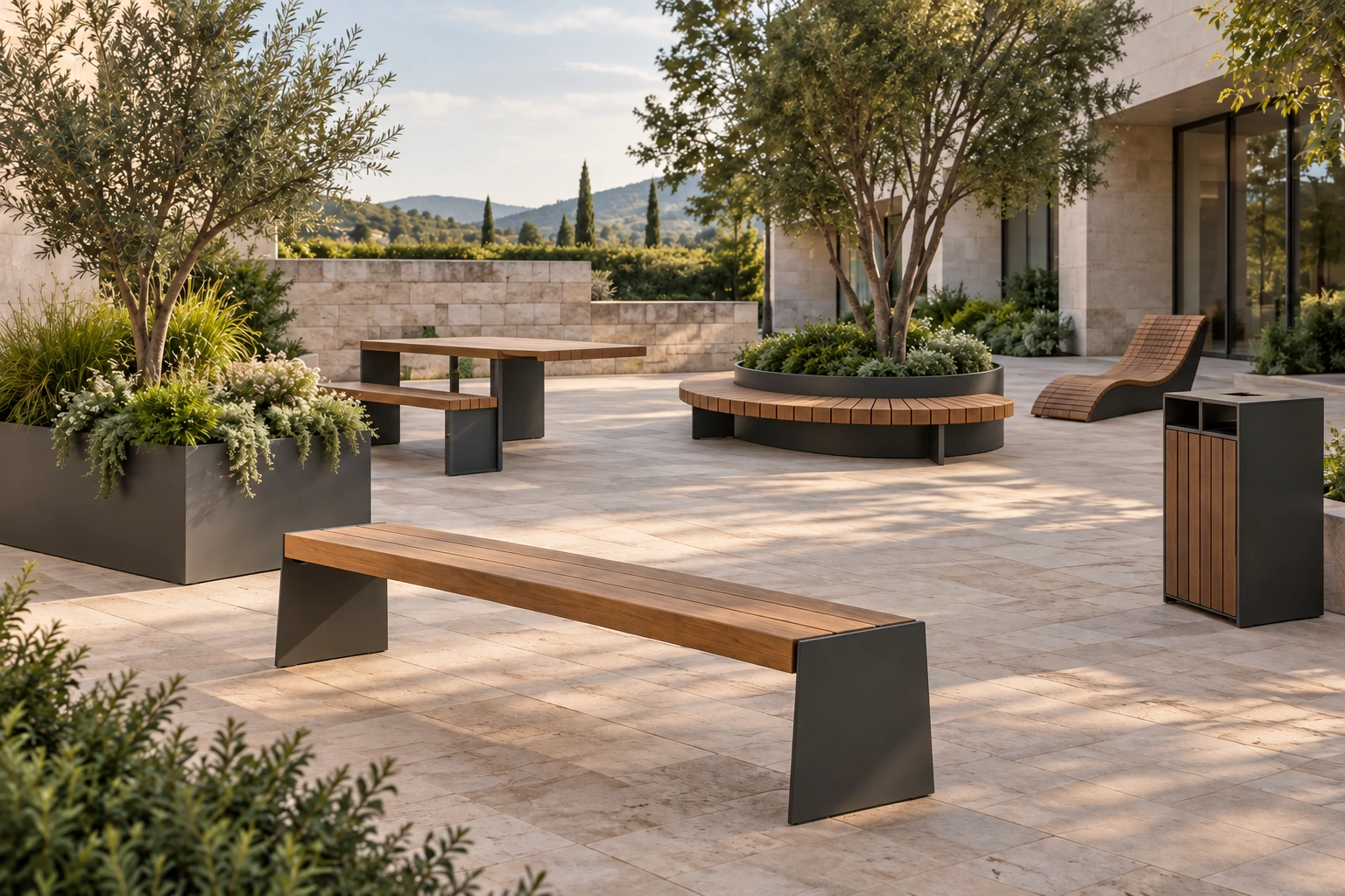 AI architectural concept for the RISE furniture collection